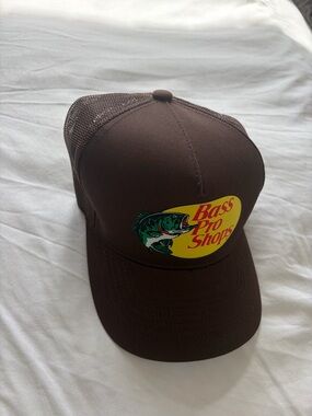 Bass Pro Shops Brown Logo Trucker Hat